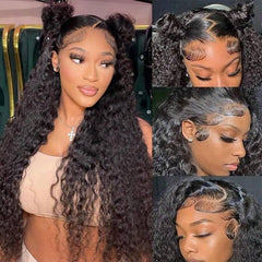 Deep Wave Well-defined Patterns with 13x6 Lace Frontal HD Lace Wig Your Hair Goals