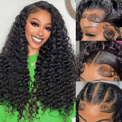 Deep Wave Well-defined Patterns with 13x6 Lace Frontal HD Lace Wig Your Hair Goals