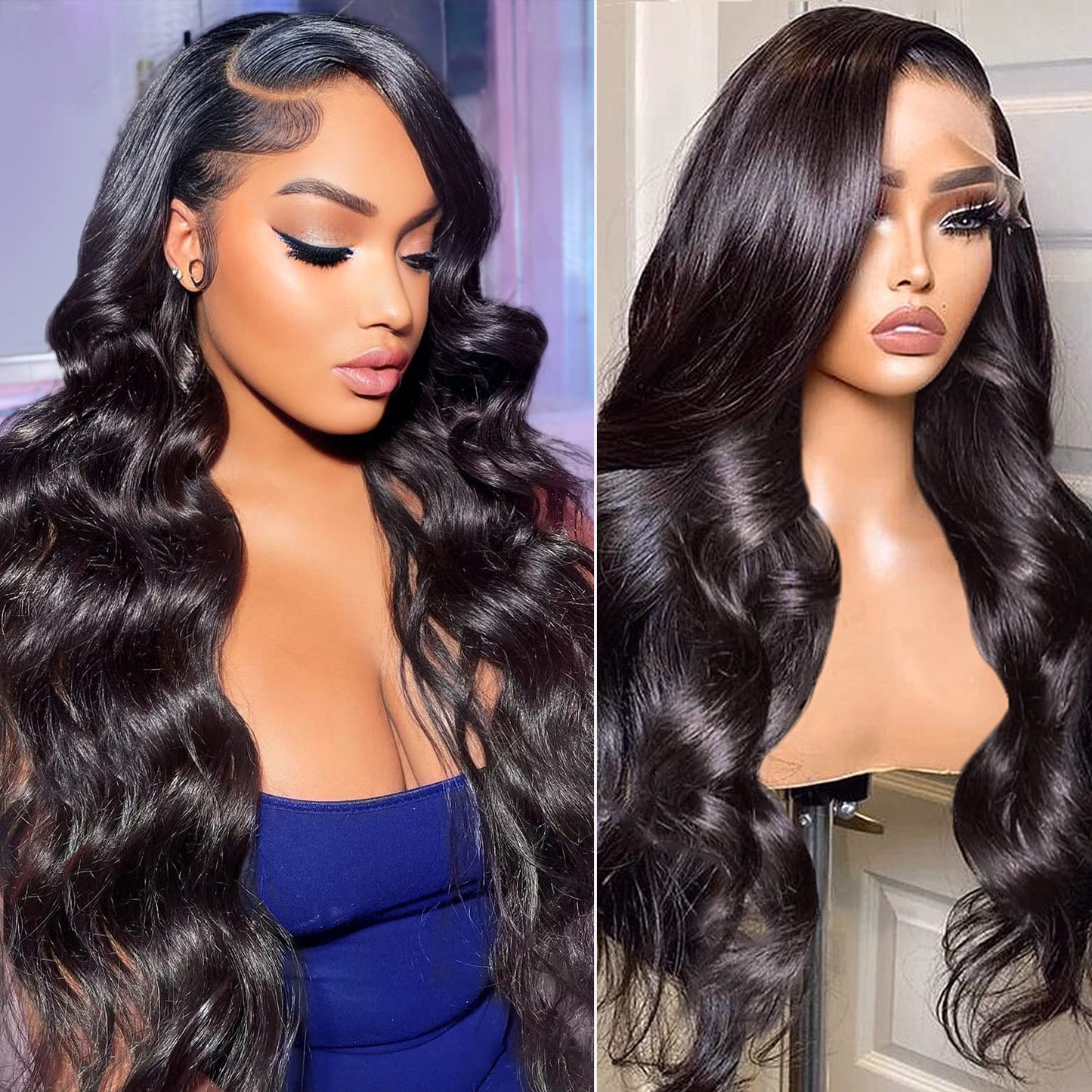 16A Virgin Human Hair 13×4×6 nvisible HD Lace Wig 32Inch Body Wave Long Wig Vip Beauty Hair