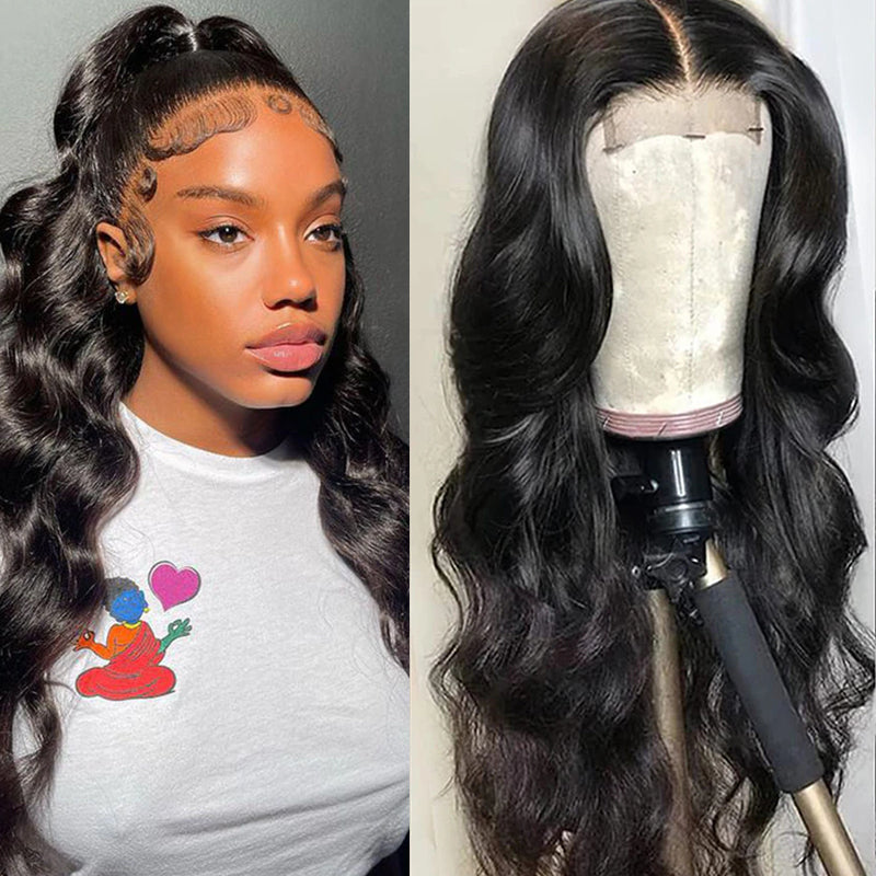 Brazilian Body Wave Virgin Human Hair 3 Bundles With Lace Closure For Sale