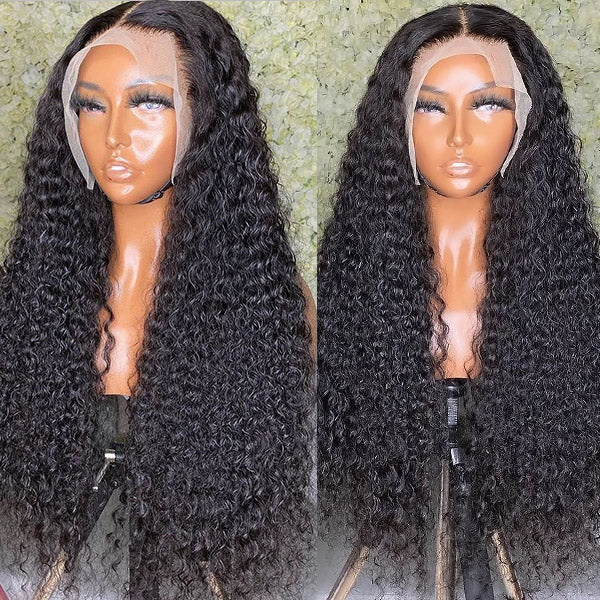 Vip Beauty Human Hair Wig Transparent lace Curly Hair 13*6 Frontal Wig