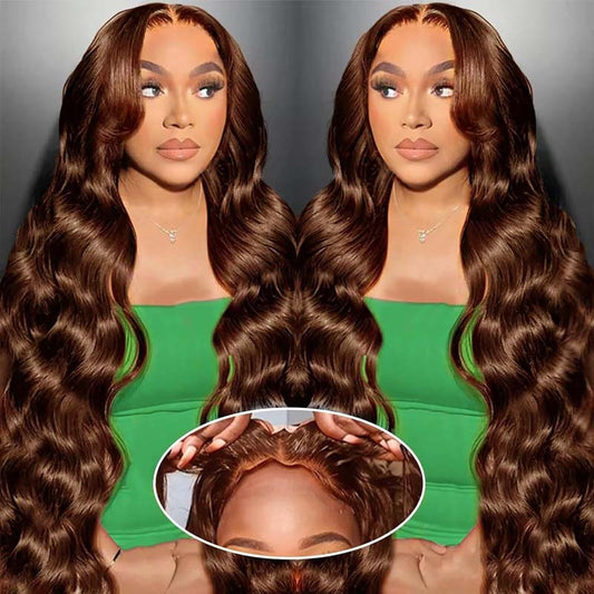 Chocolate Brown Glueless Wig