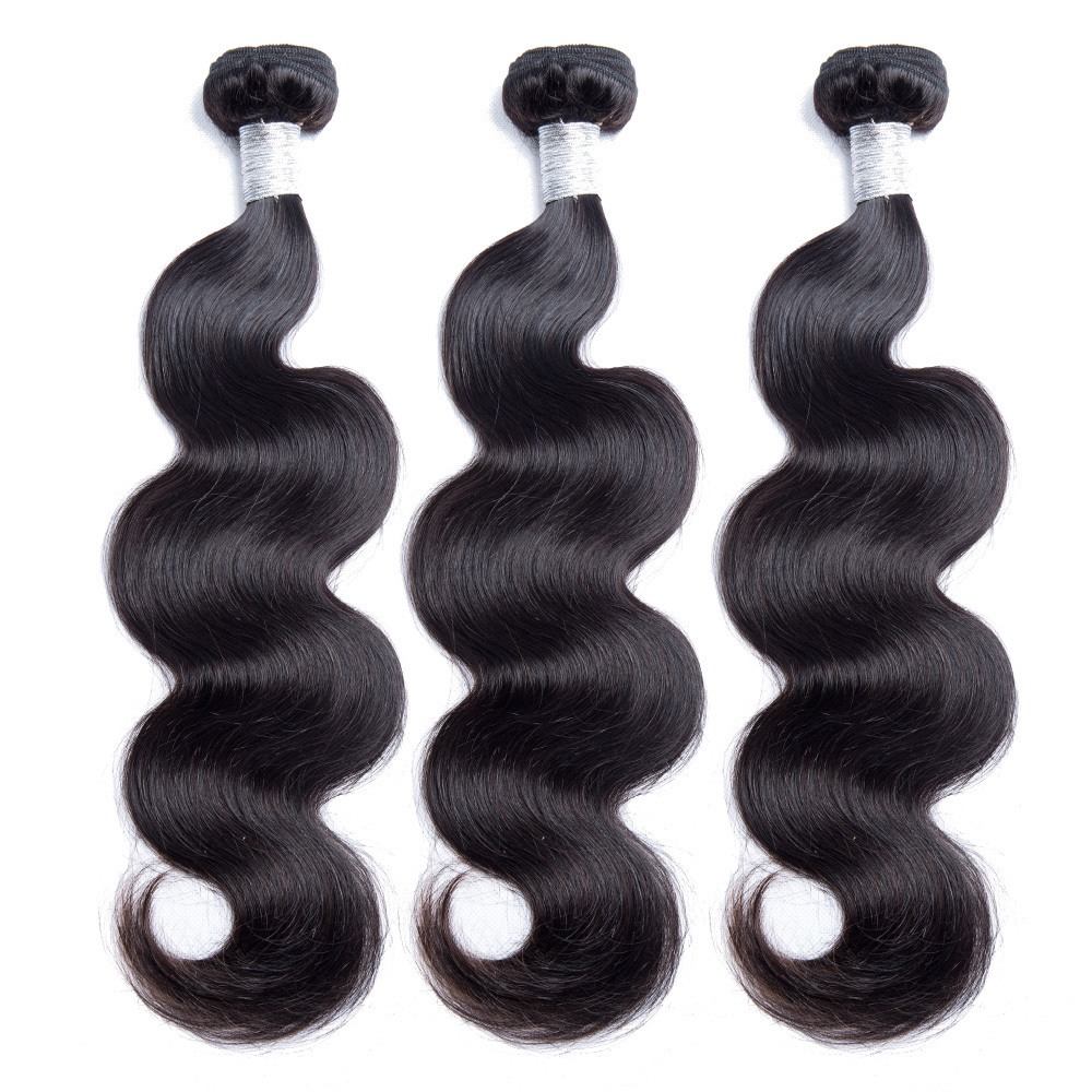  Hair 100% Raw Indian Virgin Human Hair Body Wave 3 Bundles Natural Wavy Human Hair Extensions